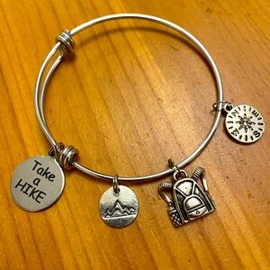 Silver collection! Five bracelets, silver rope choker, chain necklace.